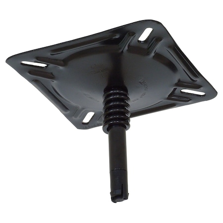 Springfield Marine Springfield KingPin 7in x 7in Seat Mount w/Spring - E-Coat Finish 1615201-EC
